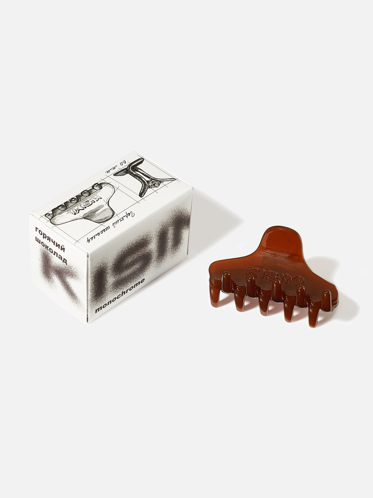 Monochrome claw clip "S"