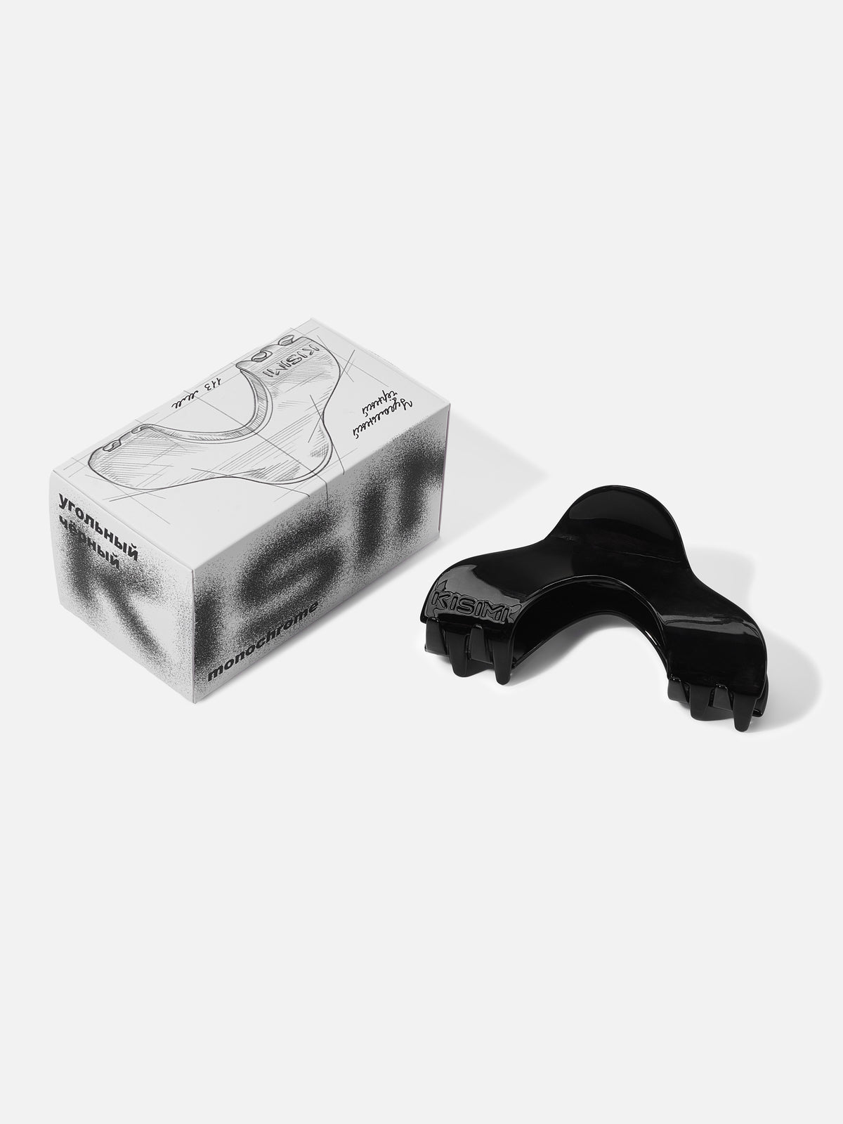 Monochrome claw clip "L"
