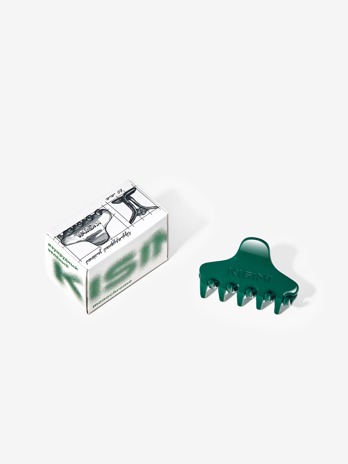 Monochrome claw clip "S"